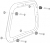 SW-Motech EVO side carrier,  adapter kit AERO