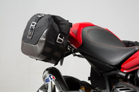 SW-Motech Legend Gear LC,  side bag system,  color: Black/Black,  size: LC2 Left/LC1 Right