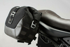 SW-Motech Legend Gear LC,  side bag system,  color: Black/Dark Brown,  size: LC2 Left/LC1 Right