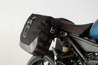 SW-Motech Legend Gear LC,  side bag system,  color: Black/Dark Brown,  size: LC2 Left/LC2 Right