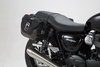 SW-Motech Legend Gear LC,  side bag system,  color: Black/Dark Brown,  size: Left LC1/Right LC 1
