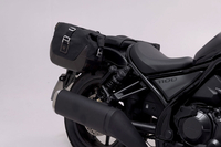 SW-Motech Legend Gear LC,  side bag system,  color: Black/Dark Brown,  size: Left LC2/Right LC 1