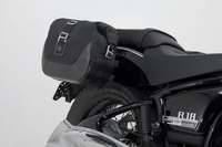 SW-Motech Legend Gear LC,  side bag system,  color: Black/Dark Brown,  size: Left LC2/Right LC 2