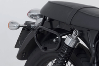 SW-Motech Legend Gear LC,  side bag system,  color: Black/Dark Brown,  size: Left LC2/Right LC 2