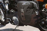 SW-Motech Legend Gear LC,  side bag system,  color: Black/Dark Brown,  size: Left LC2/Right LC1
