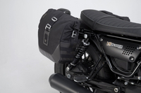 SW-Motech Legend Gear LC,  side bag system,  color: Black/Dark Brown,  size: Left LC2/Right LC2
