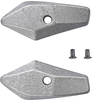 TCX 21020 Titanium,  heel sliders lateral,  color: Silver,  size: One Size
