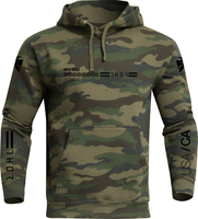 Thor Division Camo,  hoodie,  color: Dark Green/Olive,  size: XL