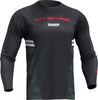 Thor Intense Assist Berm S23,  jersey long sleeve,  color: Black/Dark Grey,  size: S