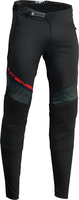 Thor Intense Assist Berm S23,  textile pants,  color: Black/Dark Grey,  size: 40