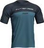 Thor Intense Assist Censis S23,  jersey short sleeve,  color: Turquoise/Dark Blue,  size: XS
