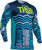 Thor Prime Aloha,  jersey,  color: Dark Blue/Light Blue/Neon-Green,  size: S