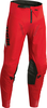 Thor Pulse Tactic S23,  textile pants youth,  color: Red,  size: 18