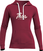 Thor Script,  hoodie women,  color: Dark Red,  size: XL