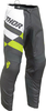 Thor Sector Checker,  textile pants kids,  color: Grey/White/Neon-Green,  size: 28
