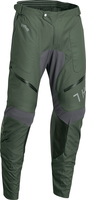 Thor Terrain In The Boot,  textile pants waterproof,  color: Dark Green/Dark Grey,  size: 34