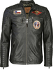 Top Gun Beef,  leather jacket,  color: Black,  size: 3XL