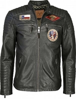 Top Gun Beef,  leather jacket
