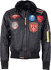 Top Gun Machine,  textile jacket,  color: Black,  size: 3XL