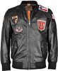 Top Gun TG20212112,  leather jacket,  color: Black,  size: XXL