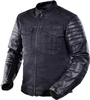 Trilobite Acid Scrambler,  leather-/textile jacket,  color: Black,  size: M
