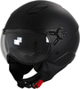 Vito Lavori,  open face helmet,  color: Matt-Black,  size: XS