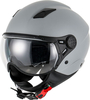 Vito Lavori,  open face helmet,  color: Matt-Grey,  size: M