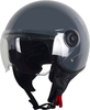 Vito Loreto,  jet helmet,  color: Dark Grey,  size: M