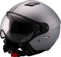 Vito Moda,  open face helmet,  color: Matt-Grey,  size: L