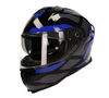 Vito Presto,  full face helmet,  color: Black/Grey/Blue,  size: L