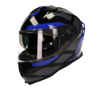 Vito Presto,  full face helmet,  color: Black/Grey/Blue,  size: XL