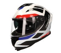 Vito Presto,  full face helmet,  color: White/Black/Red,  size: XL