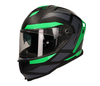 Vito Presto,  integral helmet,  color: Black/Grey/Green,  size: M
