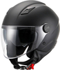 Vito Sarenta,  open face helmet,  color: Matt-Black,  size: L