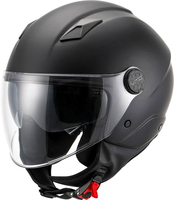 Vito Sarenta,  open face helmet,  color: Matt-Black,  size: M