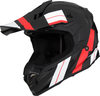 Vito Tivoli,  cross helmet,  color: Black/Red/White,  size: XL