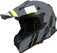 Vito Tivoli,  motocross helmet,  color: Grey/Black/White/Neon-Yellow,  size: L