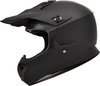 Vito Tivoli Solid,  motocross helmet,  color: Matt-Black,  size: S