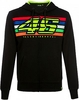 VR46 Racing Apparel Classic 46 Stripes,  zip hoodie