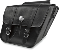 Willie & Max Luggage Slant,  saddlebags,  color: Black,  size: L