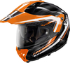 X-Lite X-552 Ultra Carbon Latitude N-Com,  cross helmet,  color: White/Orange/Black,  size: L