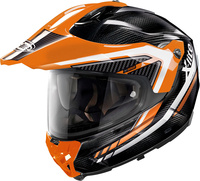 X-Lite X-552 Ultra Carbon Latitude N-Com,  cross helmet,  color: White/Orange/Black,  size: L