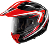 X-Lite X-552 Ultra Carbon Latitude N-Com,  cross helmet,  color: White/Red/Black,  size: XL