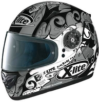 X-Lite X-602 Player N-Com black/silver,  integral helmet