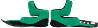 X-Lite X-802/R/RR/R Ultra/RR Ultra Racing,  cheek pads,  color: Green/Black,  size: M