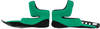 X-Lite X-802/R/RR/R Ultra/RR Ultra Racing,  cheek pads,  color: Green/Black,  size: XS-S