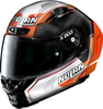 X-Lite X-803 RS Ultra Carbon A. Rins,  integral helmet,  color: Orange/White/Black,  size: L