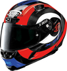 X-Lite X-803 RS Ultra Carbon Hattrick,  integral helmet,  color: Red/Blue/Black/White,  size: L