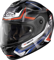 X-Lite X-903 Ultra Carbon Warmflash N-Com,  integral helmet,  color: Red/Dark Blue/White/Black,  size: M