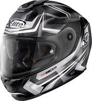 X-Lite X-903 Ultra Carbon Warmflash N-Com,  integral helmet,  color: White/Black/Light Grey/Dark Grey,  size: XL